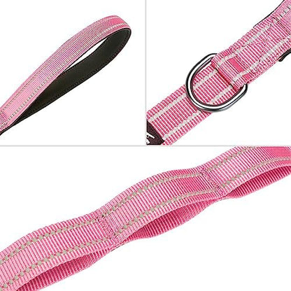 EXCELLENT ELITE SPANKER 5FT Reflective Double Dog Leash for Two Dogs 1" W - Image 4