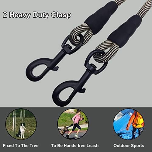 BTINESFUL Dog Tie Out Long Tether Rope Dog Lead for Yard 8/12/20/30/50/75ft - Image 2