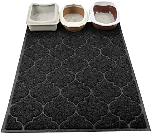 LittleTiger Cat Litter Mat, XL Super Size, Phthalate Free, Easy to Clean, 46x35 Inches, Durable, Soft on Paws, Large Litter Mat. - Image 2