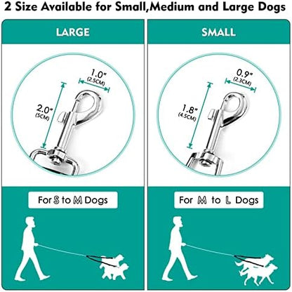 Snagle Paw Bungee Leash Extender, Double Dog Coupler, 0-30 lbs - Image 6