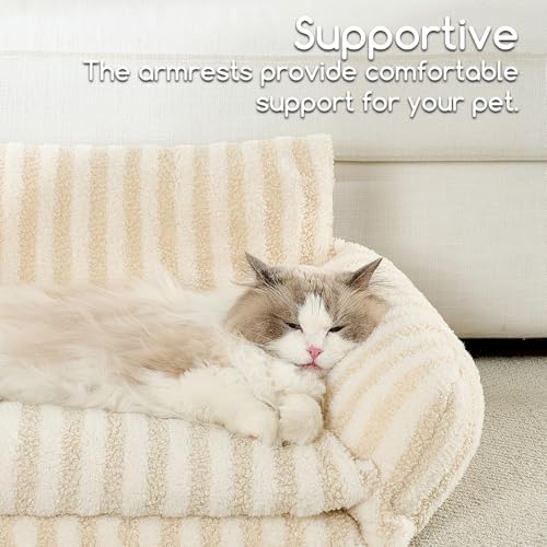 Hollypet Cat Bed Small Dog Orthopedic Couch Beds for Pets up to 20 lbs - Image 4