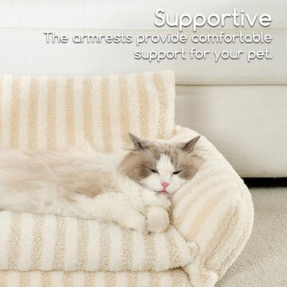 Hollypet Cat Bed Small Dog Orthopedic Couch Beds for Pets up to 20 lbs - Image 4
