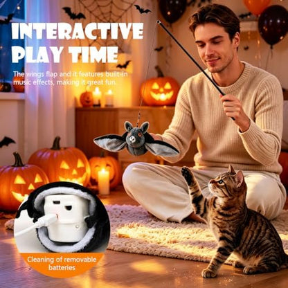Flying Bat for Dogs, Interactive Flap Wing Bat, Realistic Bat Flight - Image 5