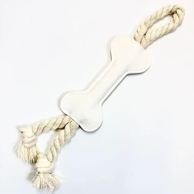 6 -Pack Count Dog Rope Toy with Bone Shape, Cotton Rope Tug Toy, Durable Chew Toy, Multiple Colors Available from