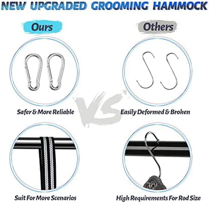 ATESON Pet Dog Grooming Hammock Harness for Nail Trimming (S 30lb), Dog Sling for Cutting Nail, Dog Hanging Holder Hanger for Clipping Nail with Nail Clippers, Nail File, Pet Comb - Image 5