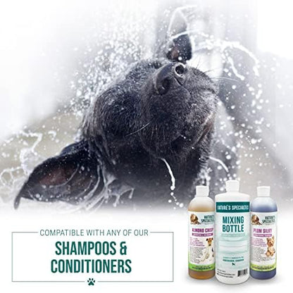 Nature's Specialties Mixing Bottle for Concentrated Dog Shampoo, Natural Choice for Professional Pet Groomers, Easy to Read Measurements, Made in USA, 32oz - Image 5