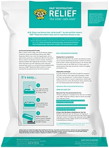 Dr. Elsey's R&R Stress-Reducing Clumping Clay Cat Litter 18 lb. Bag - Image 2