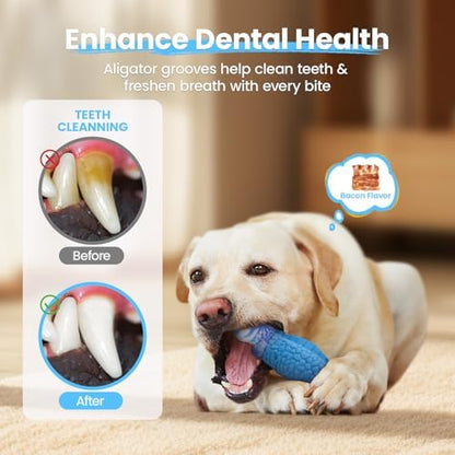 HGB Dog Chew Toys for Aggressive Chewers, Tough Squeaky Dog Toy - Image 5