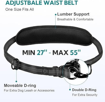 Hands Free Dog Leash,Dog Leashes for Medium Dogs,No Tangle - Image 3