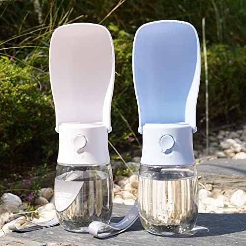 Foldable Dog Water Bottle, Portable Water Dispenser for Dog, Cat, Rabbit, Puppy and Small Animals, Dishwasher Safe Pet Accessories for Walking, Hiking, Travel - Image 2
