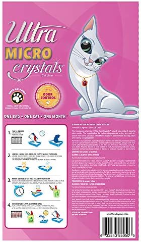 Ultra Micro Crystals UNSCENTED Premium Non-CLUMPING CAT Litter, 5-LB Bag (Pack of 2) - Image 3
