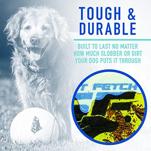 Franklin Sports Ready Set Fetch Oversized Dog Tennis Ball - 8.5" - Image 4