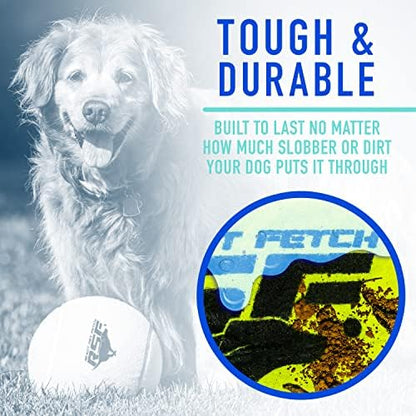 Franklin Sports Ready Set Fetch Oversized Dog Tennis Ball - 8.5" - Image 4