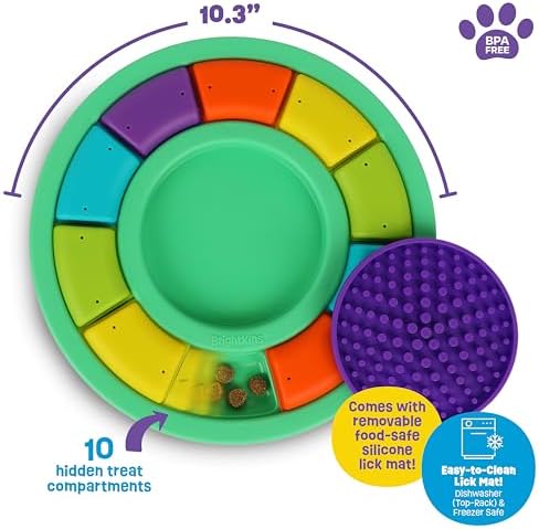 Brightkins Color Wheel Treat Puzzle and Lick Mat - Image 3