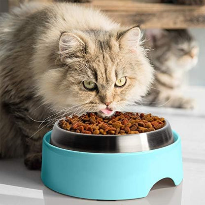 CatGuru Food Table for Cat Bowls, Elevated Feeding Station for Cat Food Bowl, Raised Stand for Pet Food and Water Bowls, Pet Feeder for Indoor Cats, Stress Free Stand for Pet Dishes or Plates (Aruba) - Image 5