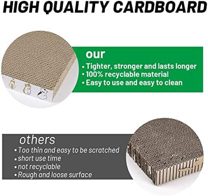 PatiencET Cat Scratcher Cardboard 3 PCS with Catnips - Image 4