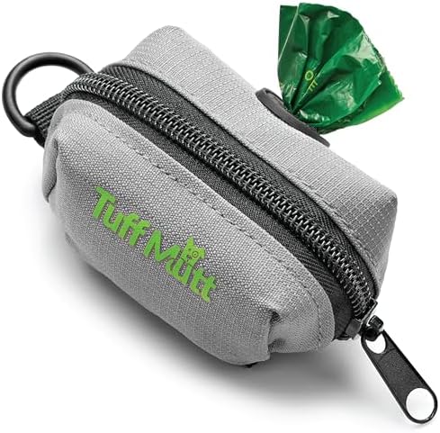 Tuff Mutt Dog Poop Bag Holder for Leashes with Velcro Attachment by TuffMutt