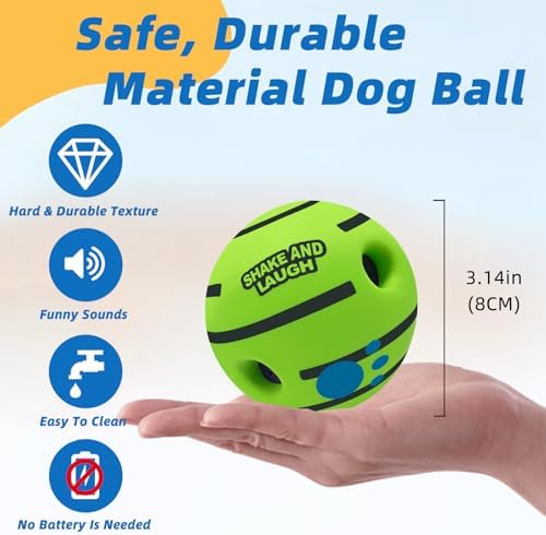 Dog Toys Ball, Interactive, S, 3.14 in (8 cm) - Image 4