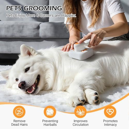 3-in-1 Pet Mist Brush for Dogs & Cats, Self-Cleaning,Rechargeable - Image 4