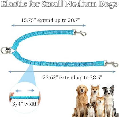 Double Dog Leash Coupler, Different Length Splitter for 2 Dogs - Image 4