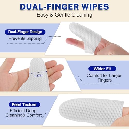 Dog Ear Hair Removal Kit with Ear Powder, Finger Wipes & Forceps - Image 4
