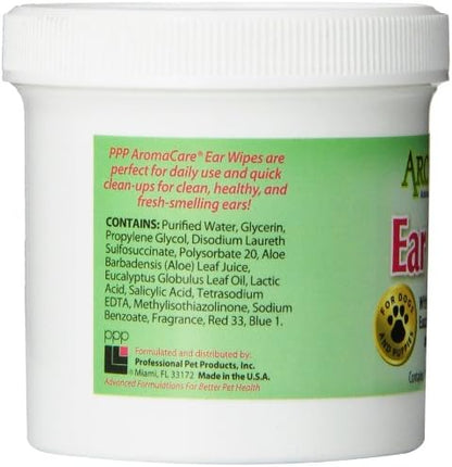 PPP Pet Aroma Care 100 Count Ear Wipes - Image 3