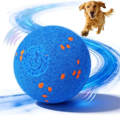 Interactive Dog Toys Ball with Chew-Resistant E-TPU Material, Smart Automatic Rolling Ball Toys for Small, Medium & Large Dogs, 2 Modes Rechargeable Moving Bouncing Dog Ball by Whiskopia