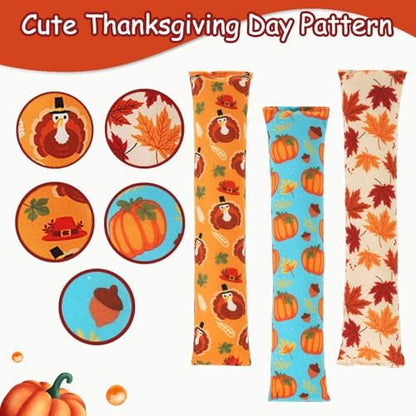 KOOLTAIL Cat Catnip Toys for Thanksgiving, 3 Pack Durable Soft Kicker Toy Filled with Natural Catnip, Interactive Bite Resistant Chew Teeth Cleaning Gift for Indoor Cats Kitten - Image 4
