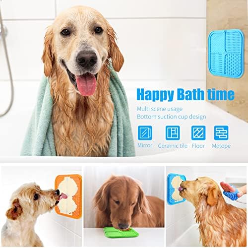 Honomastry Lick Mat for Dogs, Premium Lick Pad with Suction Cups for Dog Anxiety Relief, Slow Feeder Dog Bowls, Bathing, Grooming and Training. - Image 5