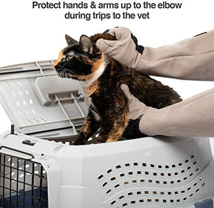 PetFusion Pet Grooming Gloves, Hair Removal and Bathing, Scratch Resistant - Image 5