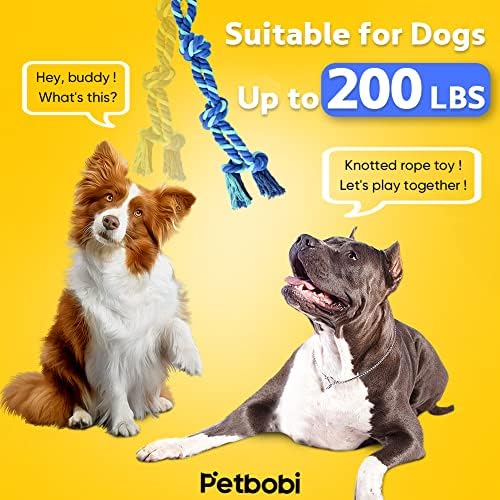 Petbobi Dog Tree Tug Toy, Outdoor Hanging Spring Bungee Tether, Large Dog - Image 6