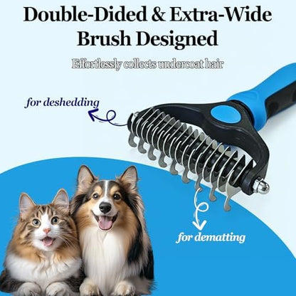 Pet Dematting Comb for Dogs and Cats Pet Pro Grooming Tool - Image 5