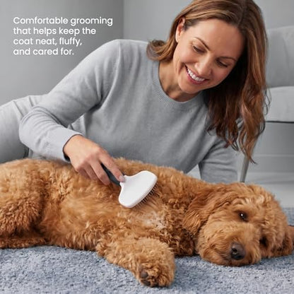 Poodle Pet Slicker Brush - For Dogs, Cats, and Rabbits - Removes Matted Fur, Knots, and Loose Hair - Suitable for Grooming Doodles and Goldendoodles with Short or Long Hair - Image 4
