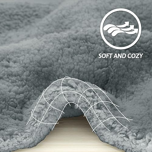 furrybaby Pet Blanket, Soft Warm Sherpa Fleece Bed Blanket for Small Pets - Image 2