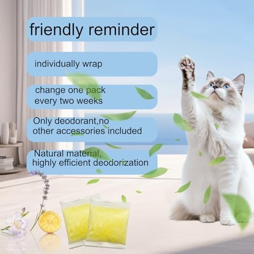 10 PCS Cat Litter Deodorizer Refills Compatible with Whisker OdorTrap Pod,Odor Remover Refills for Litter-Robot 4 Waste Bags & Litter-Robot 3, Litter Box Odor Eliminator (Lemon*5+Lavender*5) - Image 7