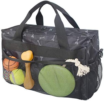 MYDAYS Dog Travel Bag, Pet Luggage Suitcase Weekend Tote Carrier with Collapsible Bowl, Pet Luggage Suitcase Weekend Tote Carrier with Collapsible Bowl (Black) - Image 3