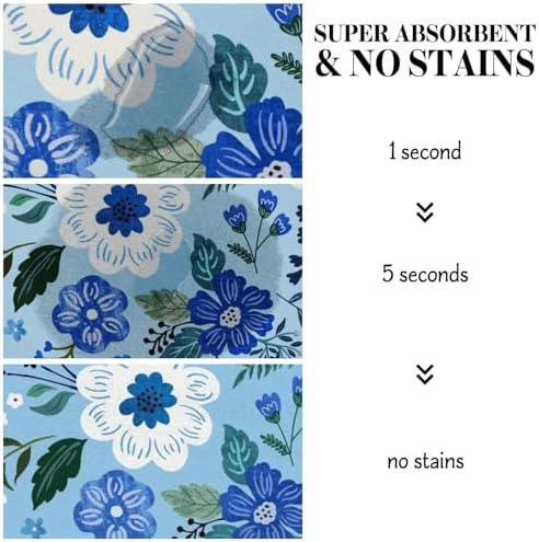 Dog Food Mats for Floors, Absorbent Dog Bowl Mat for Food and Water Dispenser Mat, Quick Dry Cat Food Mat Pet Supplies - Image 4