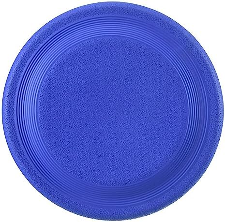 XIGOU Dog Flying Disc - Durable Rubber Flying Disc Dog Toy - 9.25" Indestructible Rubber Dog Flying Discs Flyer Dog Toys - Puncture Resistant & Bite Resistant Extremely - for Medium Large Dogs by XIGOU