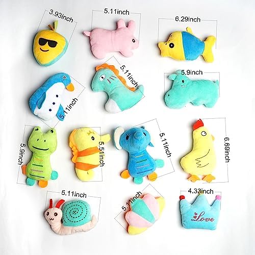 HDMOTU Pack of 26 Soft Small Medium Dog Squeaky Toys,Cute Puppy Favorite Comfortable Squeakers Toy,Multicolored for Puppy - Image 6