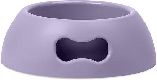 United Pets Pappy Dog Bowl for Dogs and Cats | BPA Free Premium Water and Food Pet Bowls Feeder for Medium Size Pets | Eco Friendly & Pet Safe Food Grade Materials | Made in Italy | Purple -36 Oz