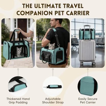 Cat Carrier Soft, Dog Carriers for Small Dog/Large Cat (Up to 16lb) - Image 6