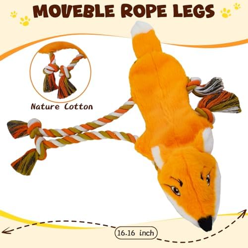 No Stuffing Rope 3-Pack Dog Toys, Chew Toys for Medium, Large Pets - Image 4