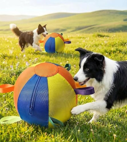 Herding Ball for Dogs, 17.6" Outdoor Exercise Toy for Small & Medium Dogs by MOAURCHI