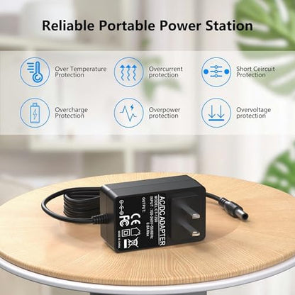 VHBW Replacement for Petsafe ScoopFree Litter Box Power Cord 10Ft Compatible with PetSafe Automatic Self-Cleaning RFA-516 PAL00-14243, PAL00-15342, PAL00-14242 Power Adapter - Image 6