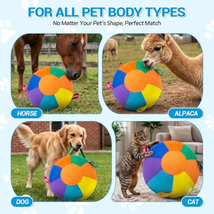 Herding Ball for Dogs & Horses 7-Color-18inch Inflatable Training ToyM) - Image 6