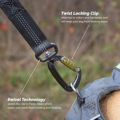 Tuff Mutt Waist Hands Free Dog Leash for Walking Running Hiking - Image 4