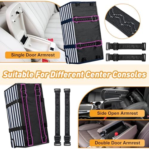 Portable Dog Car Seat for Small Dogs, Puppy Car Seat, Blue Stripes - Image 4