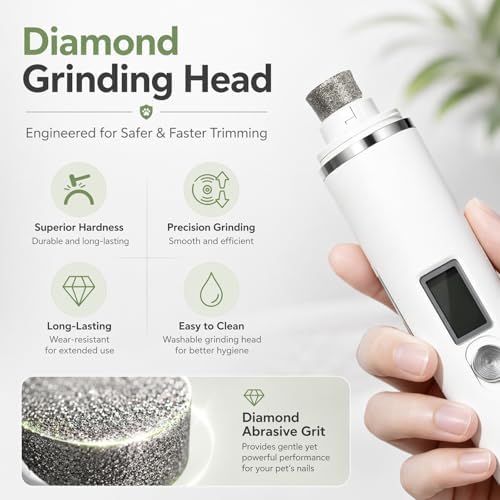 2-Pack Dog Nail Diamond Tip Replacement, Grinder Replacement Heads - Image 3