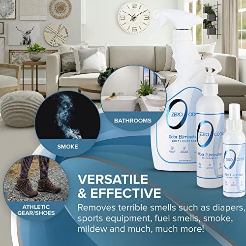 Zero Odor - Multi-Purpose Strong Odor Eliminator for Home, Office, Car, Bathroom, Hotel, Room Deodorizer, and Odor Neutralizer Kit - Image 5