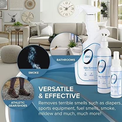 Zero Odor - Multi-Purpose Strong Odor Eliminator for Home, Office, Car, Bathroom, Hotel, Room Deodorizer, and Odor Neutralizer Kit - Image 5